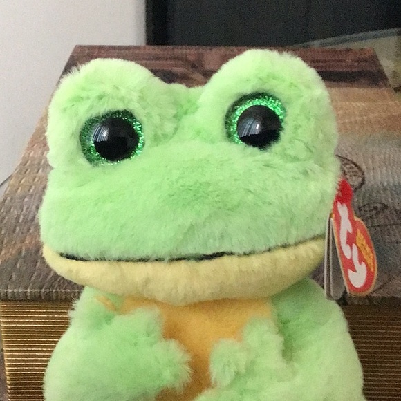 TY BEANIE BELLIES SNAPPER THE FROG - Picture 2 of 10